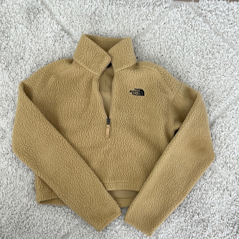 North Face Fleece 1/4 Zip Crop